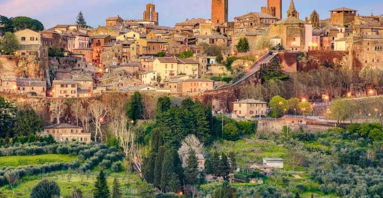 De Roma: Viagem de 1 dia a Bagnoregio e Orvieto com vinhos e almoço