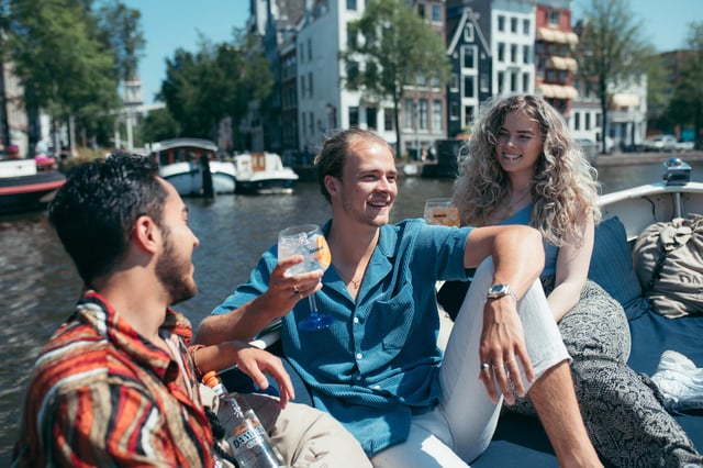 Amsterdam: Opzione Crociera di lusso con cocktail e snack illimitati