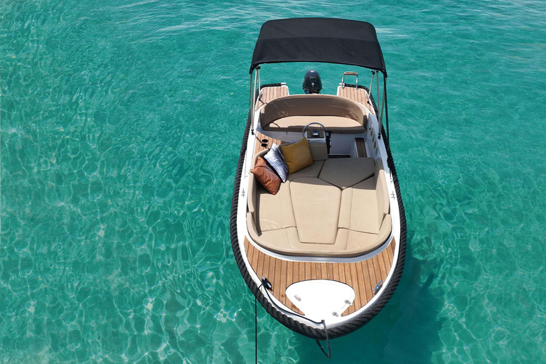 San Antonio: Snorkel on your own boat without a license for up to 5 people SAN ANTONIO: SNORKELING ON YOUR OWN BOAT WITHOUT A LICENSE FOR UP TO 5 PEOPLE