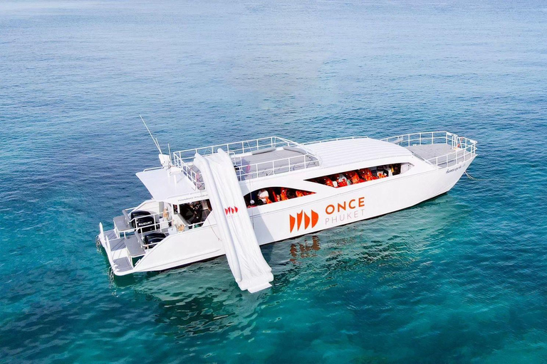 Phuket: Phi Phi Sunset & 3 Snorkeling by Luxury Catamaran With out transfer & National Park