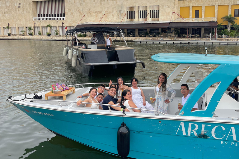 Cartagena: Private Sunset and Night Boat Tour