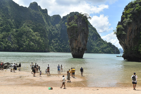 Da Phuket: Isola di James Bond e tour in canoa con una grande barca