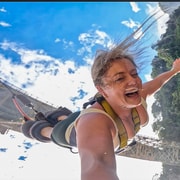 Saut à l'élastique depuis le pont des chutes Victoria