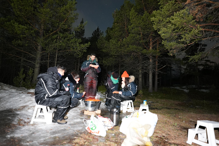 De Tromsø: Excursão à aurora boreal com bebidas quentes e fotos