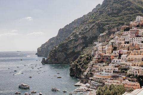 From Rome: Pompeii and Amalfi Coast Group Day Trip