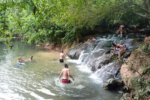 Krabi: Halvdagstur till Smaragdpoolen och vattenfallet Hot Springs