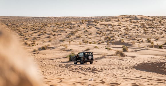 From Djerba: 4x4 Desert Trip to Tataouine, Guermassa & Sand