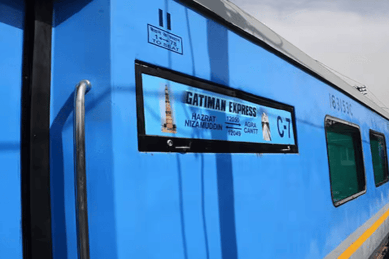 Taj Mahal Tour by Gatimaan Superfast Express Train 2nd Class Train Tickets