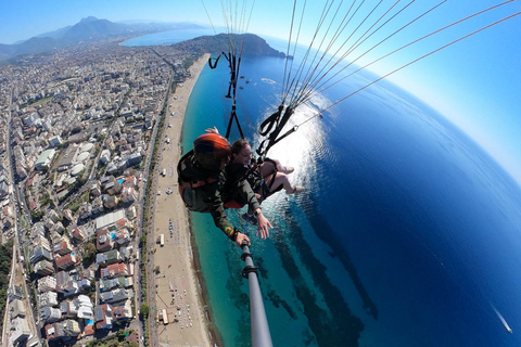 Alanya Paragliding over Cleopatra Beach with Transfer