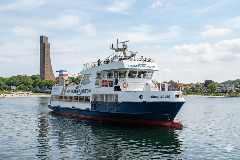 Laboe: Round-Trip Kiel Fjord & Harbour Cruise