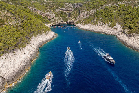 From Split: Blue Cave and Hvar Guided Tour by Luxury Boat