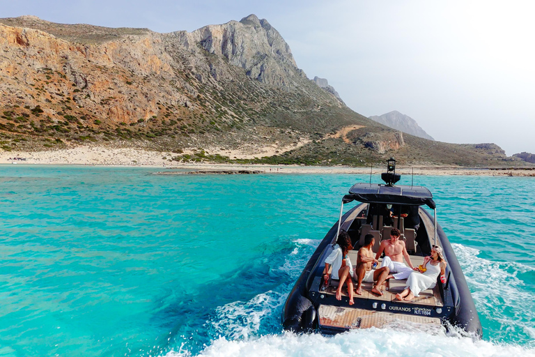 Kissamos : Croisière en bateau rapide à Balos et Gramvousa avec plongée en apnéeCroisière en bateau rapide sans prise en charge et retour