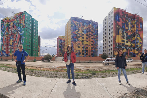 Cholets, arquitetura andina do city tour de El Alto