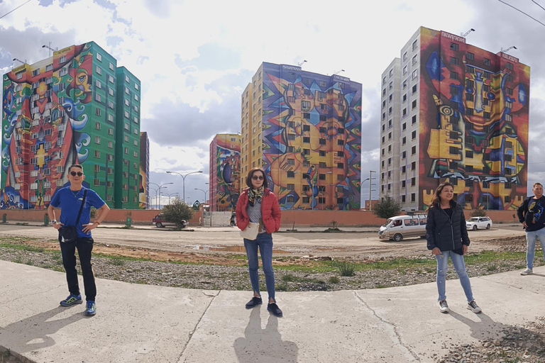 Cholets, arquitetura andina do city tour de El Alto