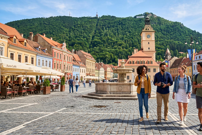 From Bucharest: Dracula's Castle, Peles Castle & Brasov Trip MINIVAN - Dracula's Castle, Peles Castle & Brasov Trip