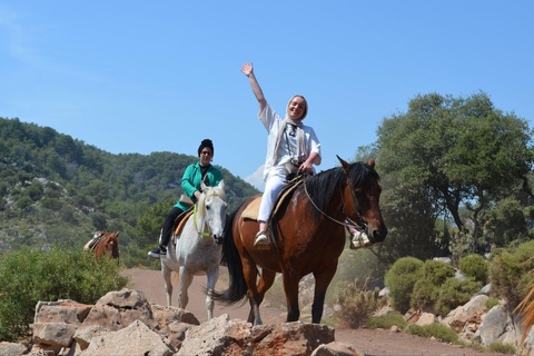 Fethiye: Horseback Safari w/ Pine Forest Ride & Kayakoy View Pro Riders Horse Safari w/ Free Ride & Transfer