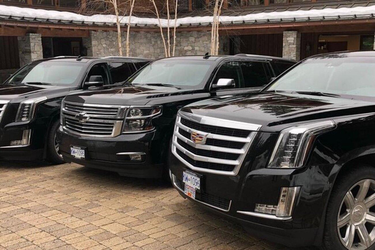 Private Transfer from Vancouver Airport to Downtown Black Premium SUV