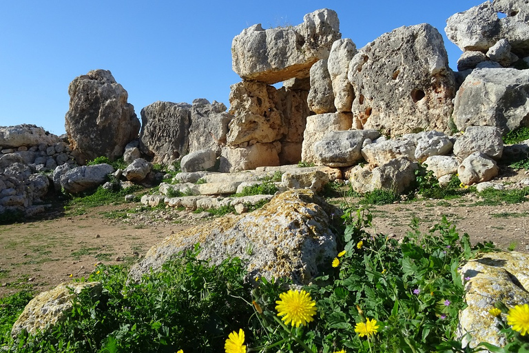 Malta: prehistoryczne świątynie (odbiór, bilety i transport powrotny w cenie)Wycieczka do świątyń (odbiór, transfer, bilety i dowóz w cenie)