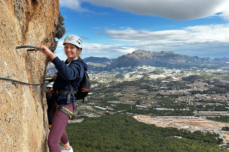 Benidorm: Klettersteig Ponoig, cerca de la Nucia