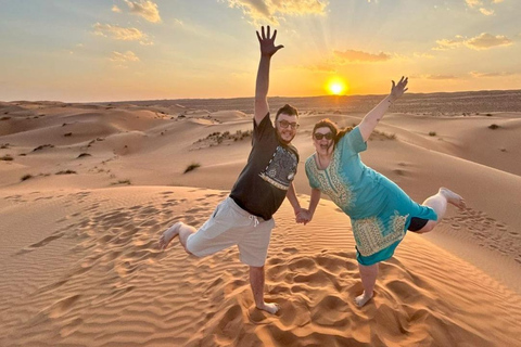 From Muscat: Shared Wadi Bani Khalid & Desert Sunset