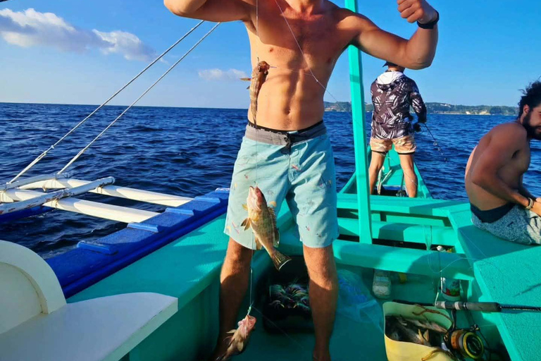 Boracay Private Island Hopping with Fishing & Island Explore Sunset Island Hopping with Fishing (4-7 Pax)