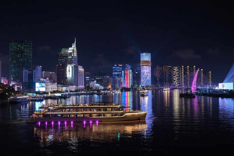 Romantic Dinner On Cruise On Saigon River With Fireworks Buffet Lunch Without Pick-Up