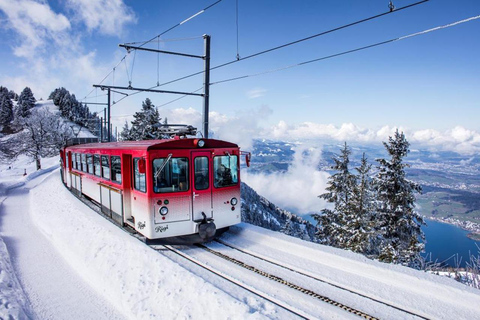 Luzern: Tagestour zum Rigi mit Boot, Seilbahn und ZugLuzern: Tagestour auf den Rigi mit Boot, Seilbahn und Zug