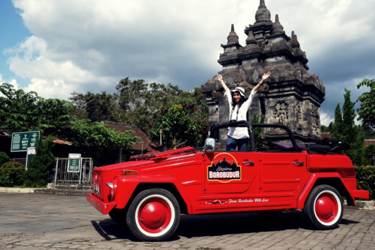 Yogyakarta: Borobudur Aufstieg zur Spitze mit VW Safari TourPrivate VW und Borobudur Tour