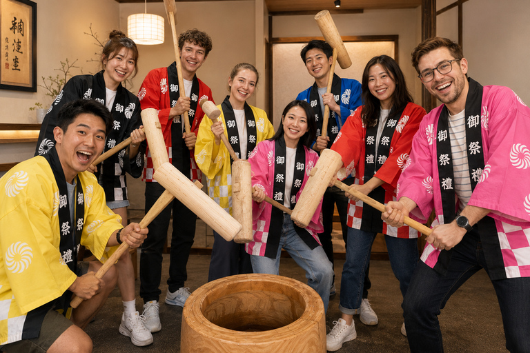 Tokyo: Traditional Mochi Pounding Experience in Shibuya