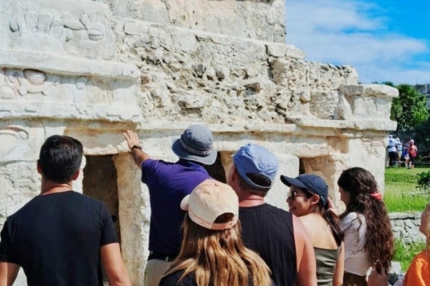 From Cancun: Coba, Tulum & Mayan Traditions Guided Tour From Riviera Maya: Coba, Tulum & Mayan Traditions Tour