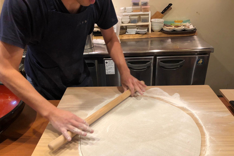 Experiência de fabricação de macarrão soba e tempura, sakeplan de Hokkaido