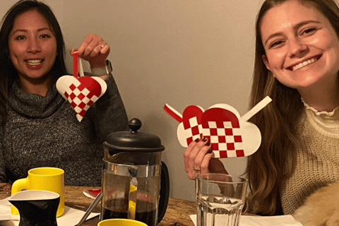 Copenhagen: Paper Hearts Weaving Activity