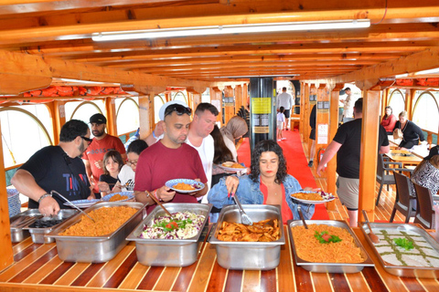Atlantic Pirate Boat Tour to the Hidden Coves of Antalya Atlantic sunset boat tour with dinner & soft drinks