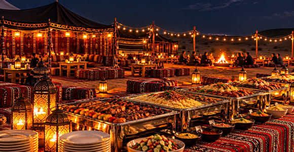 Doha Desert Safari with Sunset, BBQ Dinner & Stargazing