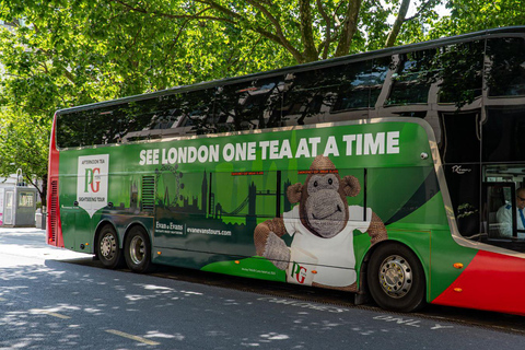 London: Afternoon Tea Sightseeing Tour Bus with PG Tips Afternoon Tea Tour (Lower deck) with London Eye