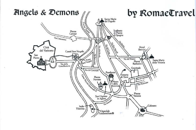 Rome: Half-Day Angels and Demons Semi-Private Tour Tour with Meeting Point