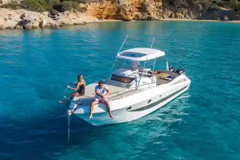 Croisière en bateau à moteur privé, plongée en apnée, baignade, pêche