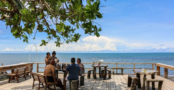 From Nadi: Moon Reef Dolphin Watching and Snorkeling Tour