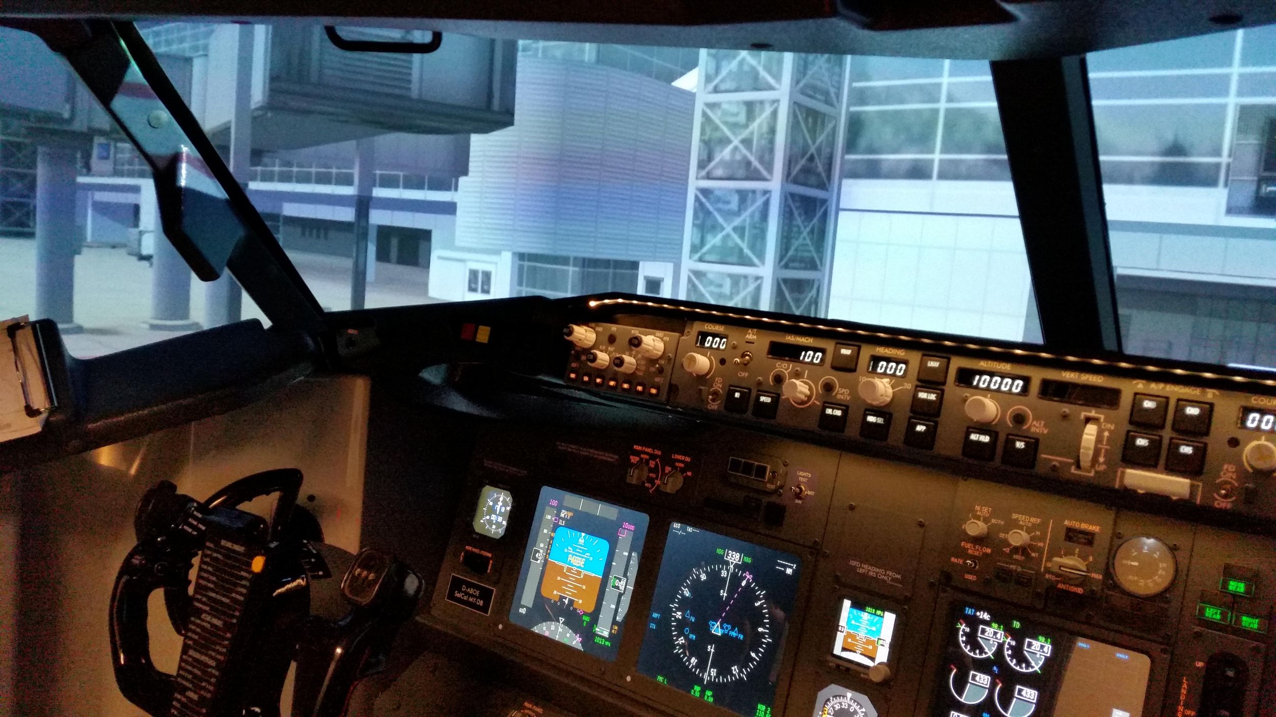 Frankfurt: "Ready for take off" - Flugsimulator B737