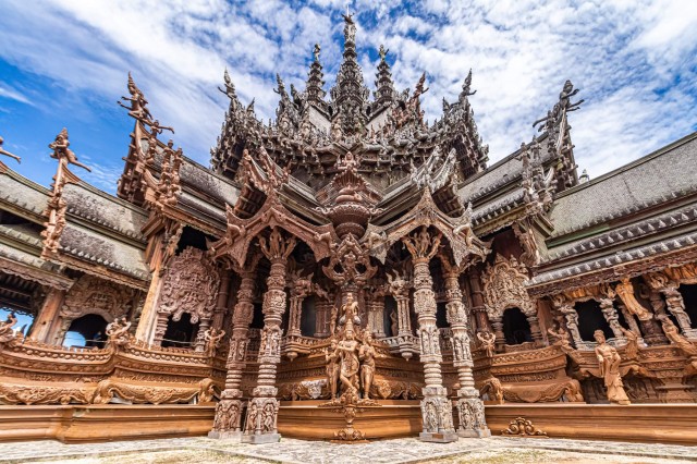 Visit Pattaya Sanctuary of Truth Museum Daytime Pass in Jomtien, Thailand