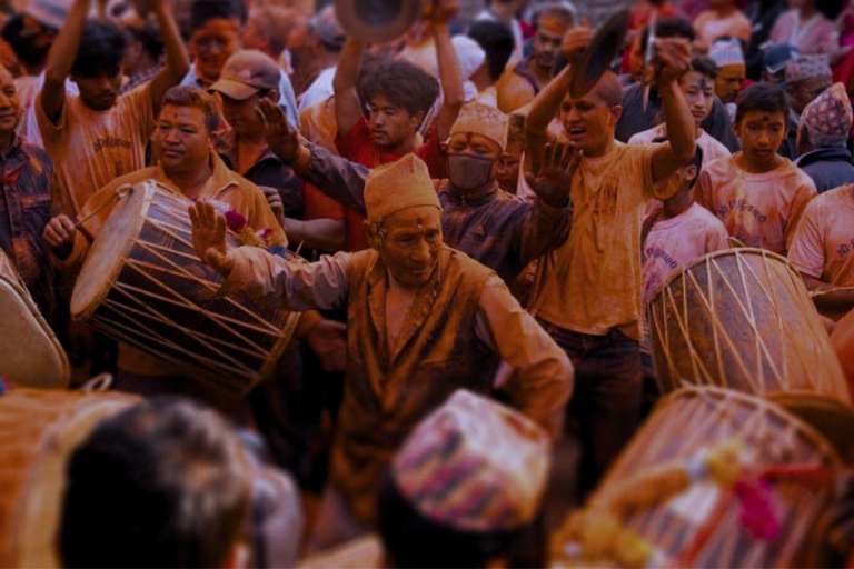 Festival Tour of Nepal: Cultural Tours in Kathmandu Valley Seto Machhindranath Jatra Walking Tour