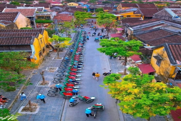 Hoi An/Da Nang: wycieczka rowerowa do wiejskiej wioski i łódź z koszemOdbiór i dowóz w centrum Hoi An