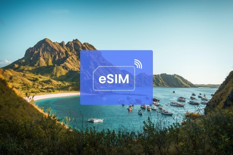 Île de Komodo : Indonésie eSIM Roaming Mobile Data Plan50 Go/ 30 jours : Indonésie uniquement