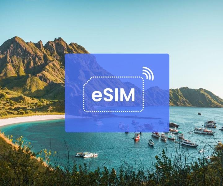 Isla de Komodo: Indonesia eSIM Roaming Plan de Datos Móviles