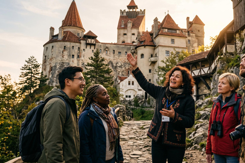 3 Transylvanian Castles: Wednesday, Peles & Dracula + Brașov COACH TOUR Entrance tickets are included AT THE CASTLES