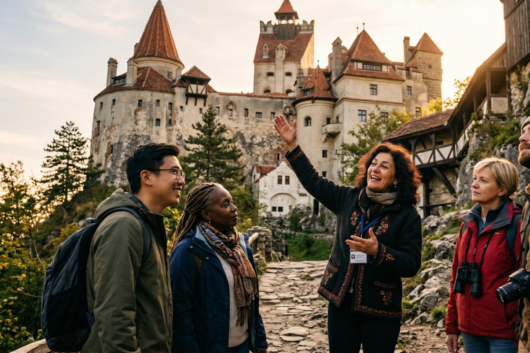 3 Transylvanian Castles: Wednesday, Peles & Dracula + Brașov COACH TOUR Audio guides in 24 languages