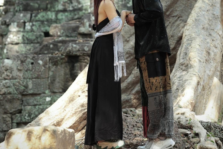 Siem Reap:Angkor Wat Photoshoot ❤️ Wedding birthday Angkor Wat: Wedding Anniversary Shooting