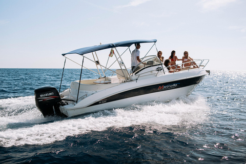 Exclusive motor boat Tour from Port of Ciutadella