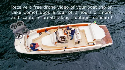 Comer See: Varenna Private Tour 4 Stunden Invictus Boot