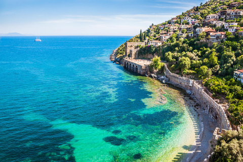 Alanya : Visite de la ville et téléphérique optionnel avec transfert à l&#039;hôtel